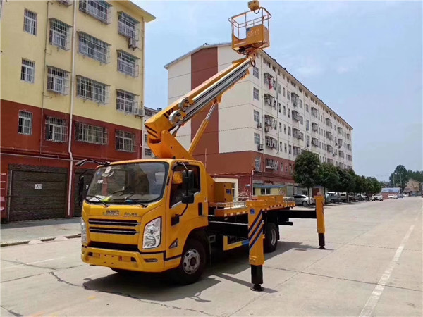 國六22米伸縮臂高空作業(yè)車-程力威牌CLW5086JGKJ6高空作業(yè)車