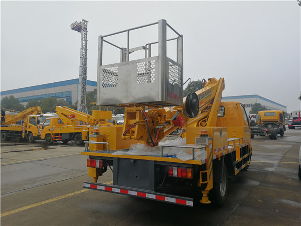 國(guó)六江鈴新款16米伸縮臂高空作業(yè)車(chē)-藍(lán)牌高空作業(yè)車(chē)