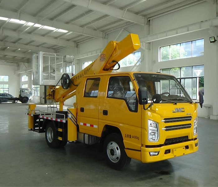 雙排藍牌16米高空作業(yè)車