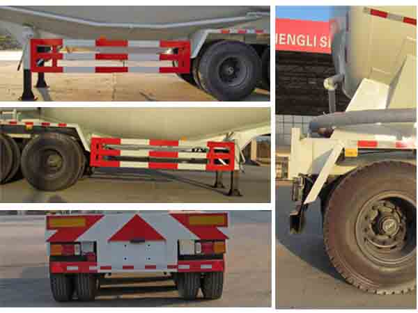 程力威牌CLW9404GFL型中密度粉粒物料運輸半掛車